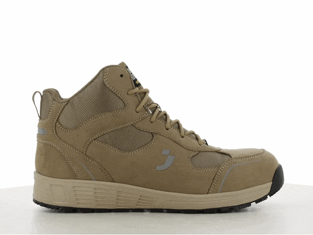 SAFETY JOGGER SHOE LIGHT WEIGHT METAL FREE, FUJI S3S MID TAUPE