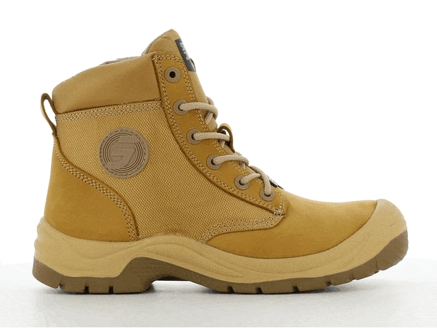 SAFETY JOGGER SHOE RUSH (WITH ZIPPER), CAMEL [S3] | Safety Shoes
