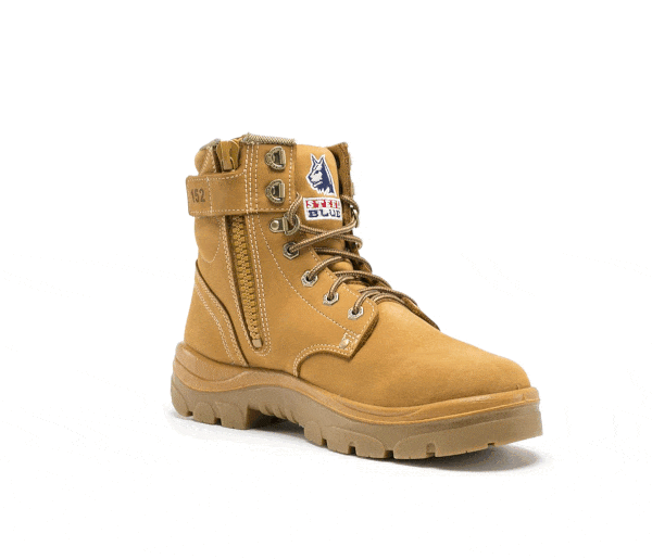 STEEL BLUE SAFETY SHOE ARGYLE ZIP 312152 (WHEAT) | Safety Shoes